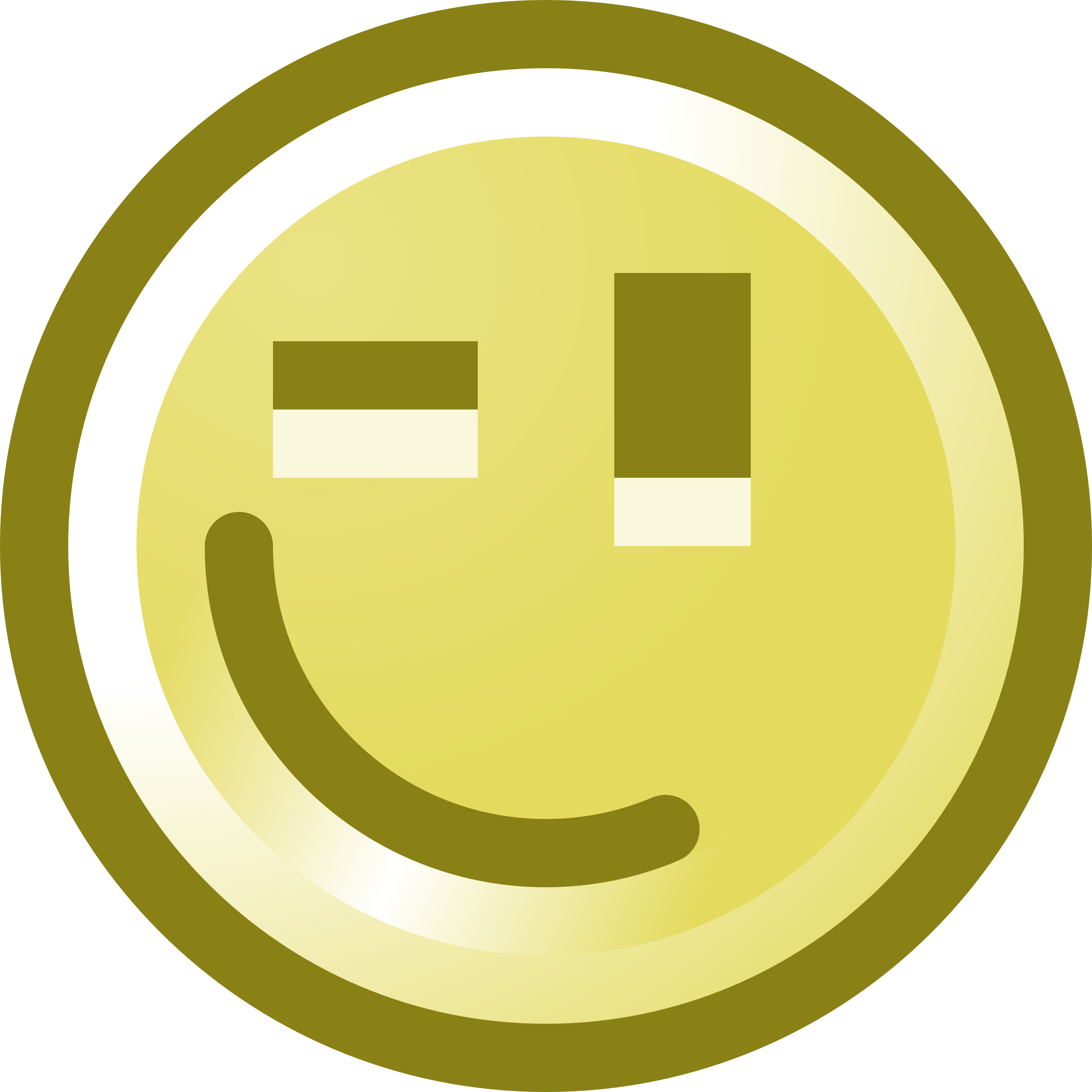 3200x3200 Free Winking Smiley Face Clip Art Illustration