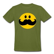 190x190 Funny Mustache Smiley Face Cartoon T Shirt Inspirationz Store