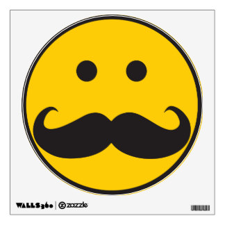 324x324 Funny Smiley Face Wall Decals Amp Wall Stickers Zazzle