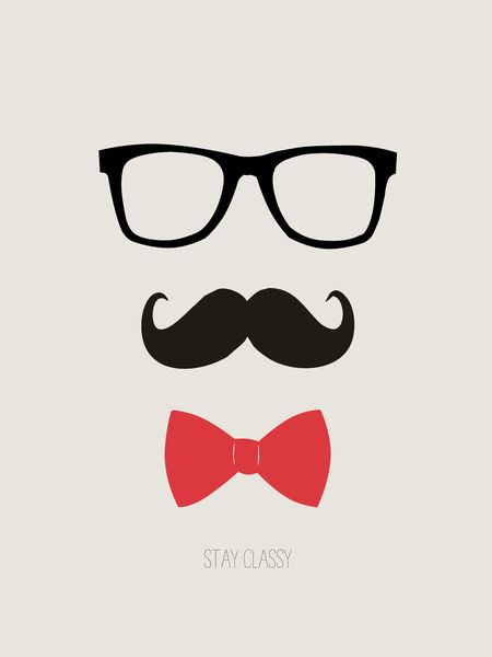450x600 Mustache Pictures Stay Classy