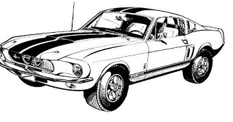 340x178 Free Mustang Clipart