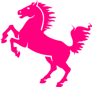 298x282 Pink Mustang Clip Art