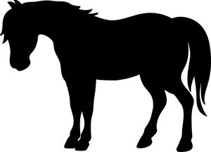 300x217 Free Horse Clip Art Image