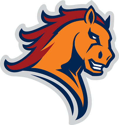 406x426 Mustang Sport Mascot Vector Art Illustration Da Place