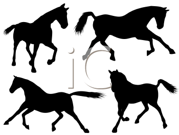 350x263 Royalty Free Stallion Clip Art, Horse Clipart