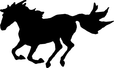 450x270 Stallion Clipart Horse Shadow