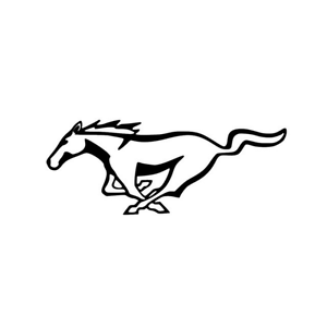 300x300 Mustang Logo Vinyl Decal Sticker 5.0 Gt Horse Classic Pony Ford Gt