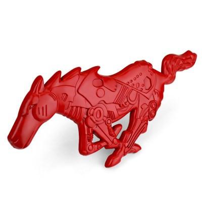 400x400 Running Horse Logo For Ford Mustang [Red, Metal, Sticker