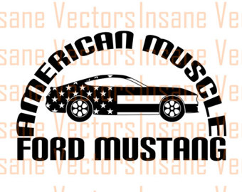 340x270 Ford Mustang Vector Etsy
