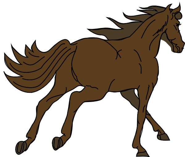 600x511 Clipart Horse