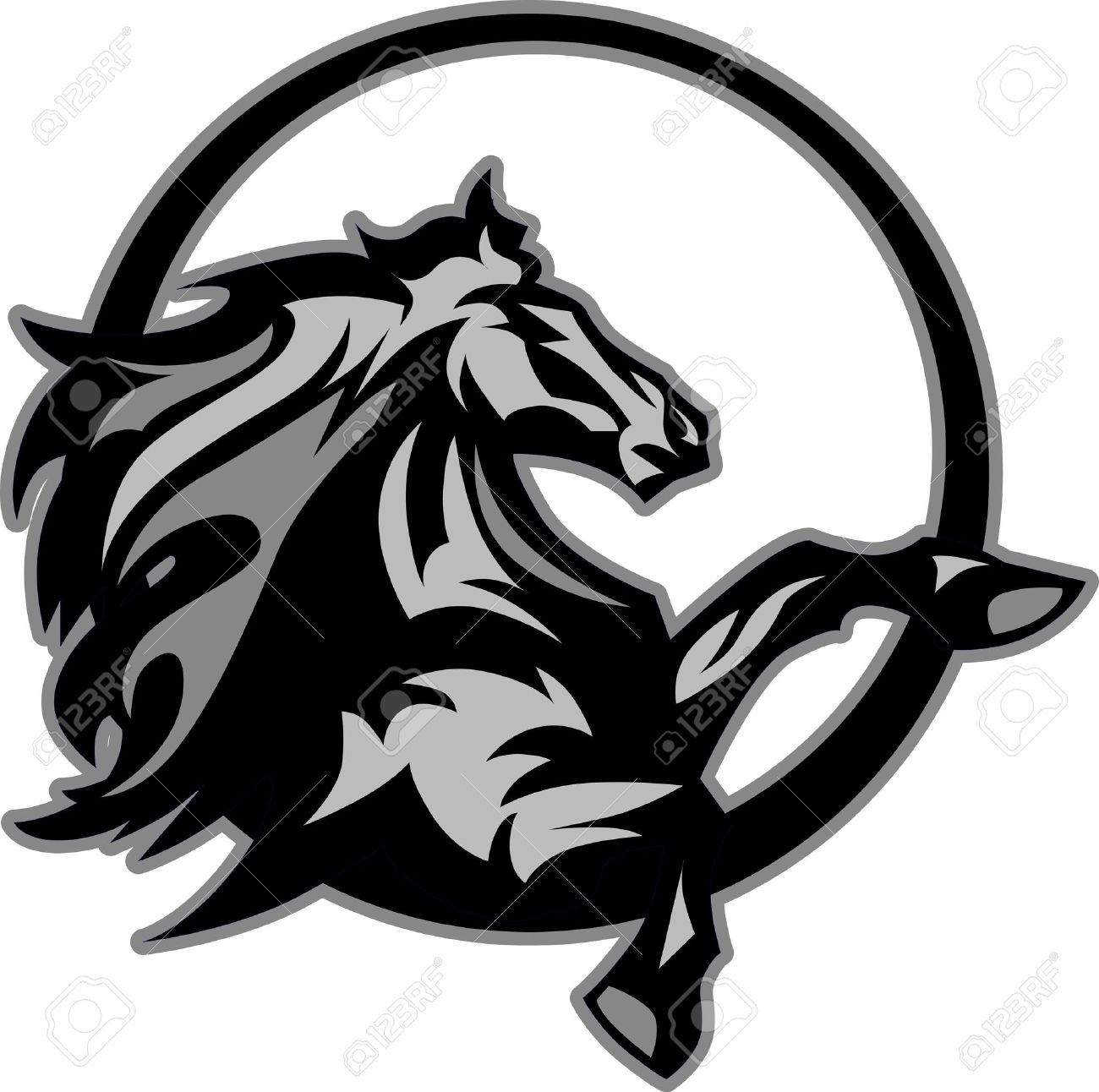 1300x1292 Stallion Clipart Mustang Logo