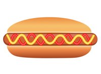 200x146 Free Hotdog Clipart