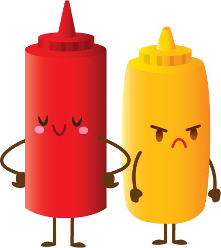 436x488 Ketchup Clipart Cute