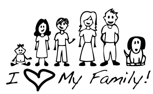 519x319 Love My Family Clipart