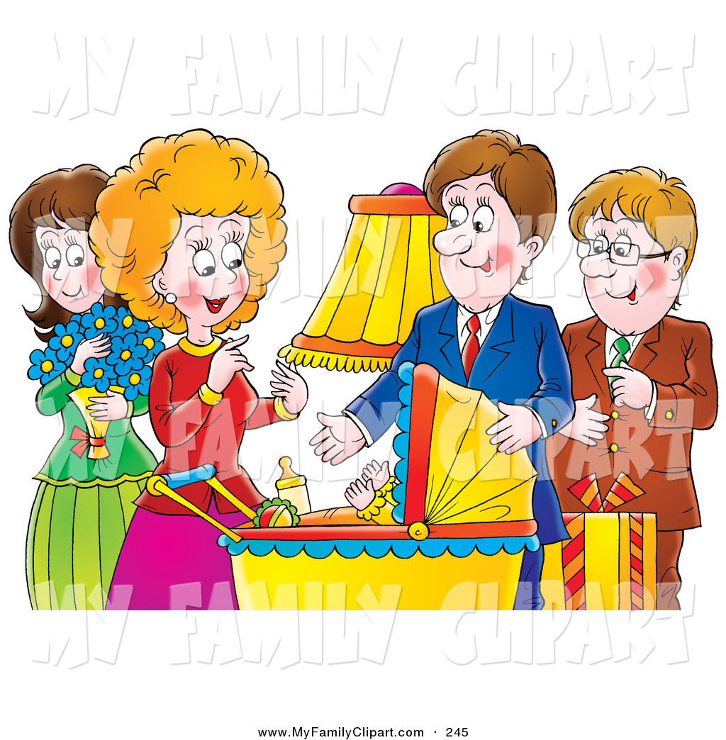 1024x1044 Clip Art Of A Happy Family Aunt, Uncle, Mother And Father