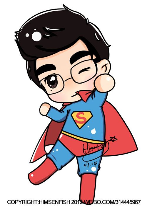 500x711 Superman Clipart Drawn
