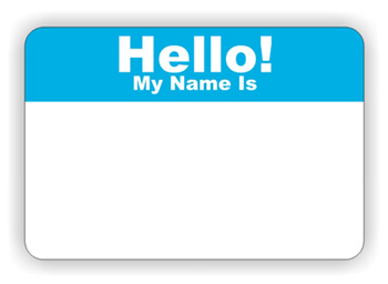 350x256 Hello My Name Is Clip Art