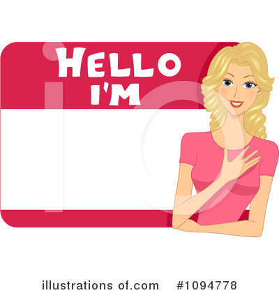 400x420 Name Tag Clipart