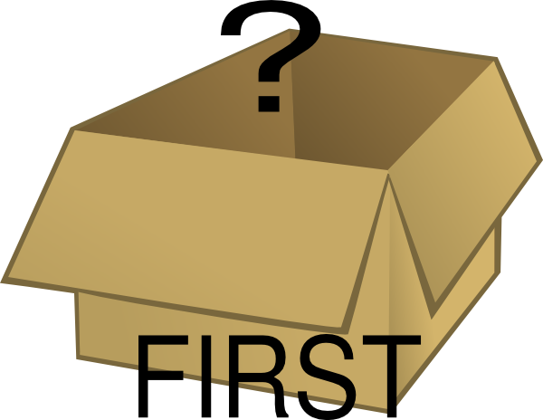 600x464 First Box Clip Art