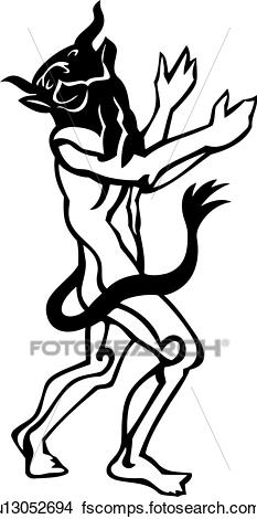 233x470 Clipart Of , Greek, Minotaur, Mythical, Roman, Myth, Mythological