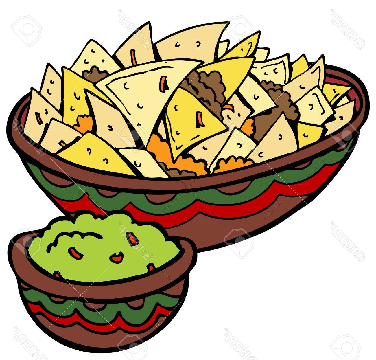1300x1244 Top 10 Nachos Tortilla Chips Stock Vector Mexican Cartoon Cdr
