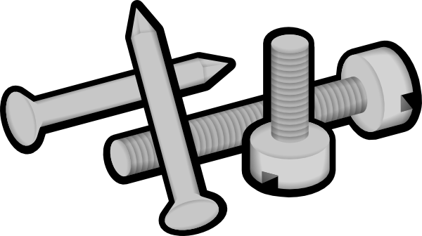 600x336 Screws And Nails Clip Art