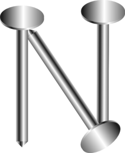 246x300 N Letter Nails Clip Art Clipart Panda