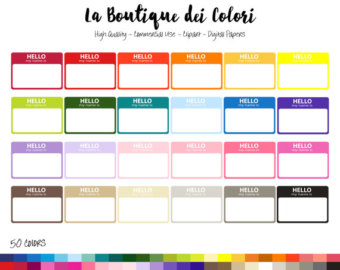 340x270 50 Rainbow Pennants Flag Tag Clipart Banners Digital