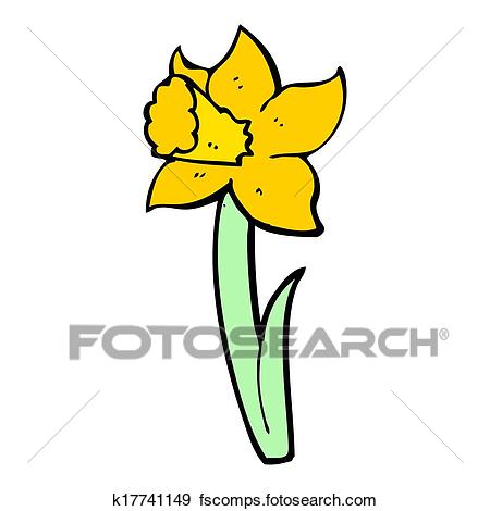 450x470 Stock Illustration Of Cartoon Daffodil K17741149
