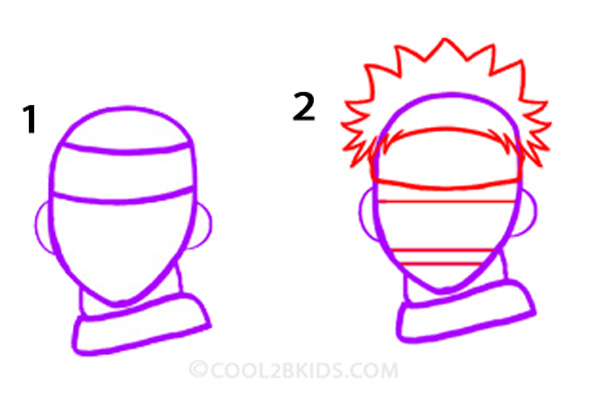 600x394 How To Draw Naruto (Step By Step Pictures) Cool2bkids