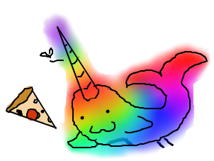 302x227 Narwhal Animated Clip Art