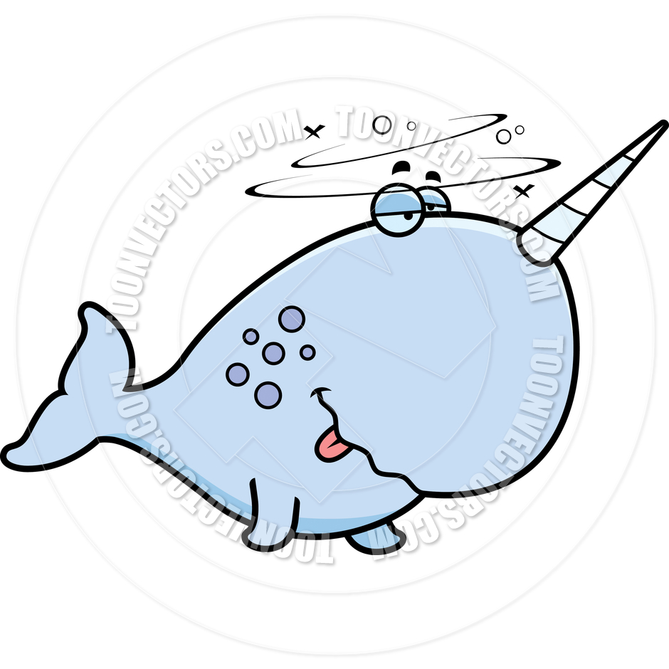 940x940 Cartoon Narwhal Drunk By Cory Thoman Toon Vectors Eps
