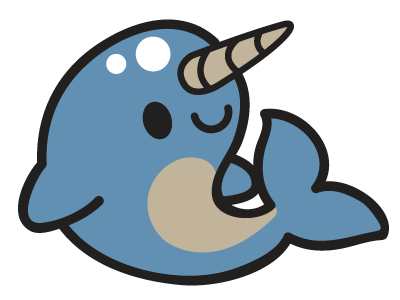 400x300 Narwhal Clipart Transparent