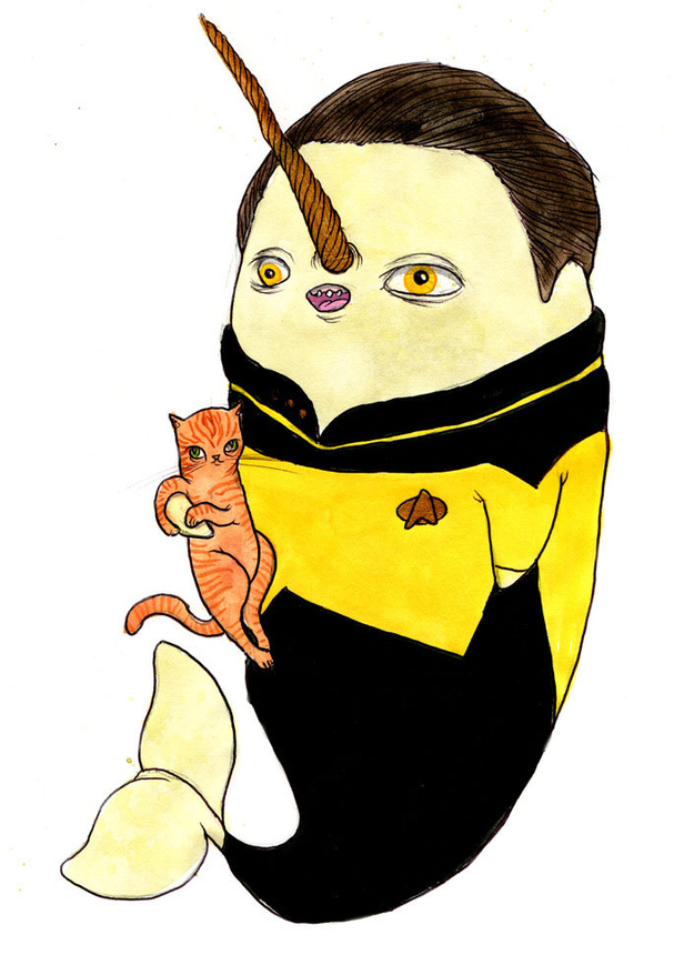 625x860 The 13 Most Important Watercolor Narwhals On Etsy