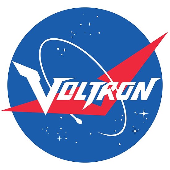 550x550 Voltron Nasa Logo Posters By Elya Rose Redbubble