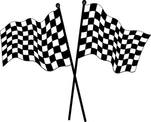 300x243 Nascar Flags Clipart