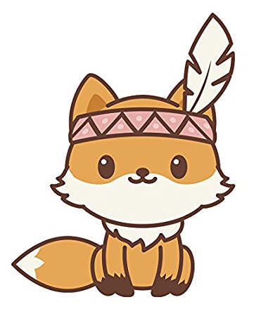 381x450 Adorable Kawaii Fox Emoji Cartoon