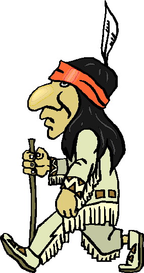 285x539 Native American Clipart Walking
