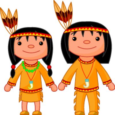 400x400 Cartoon Native American Clipart