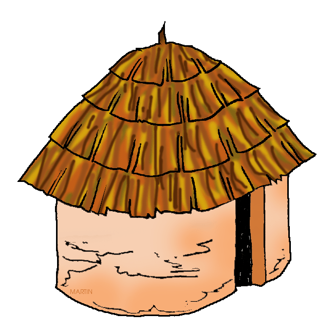 648x646 Native American Homes Clipart