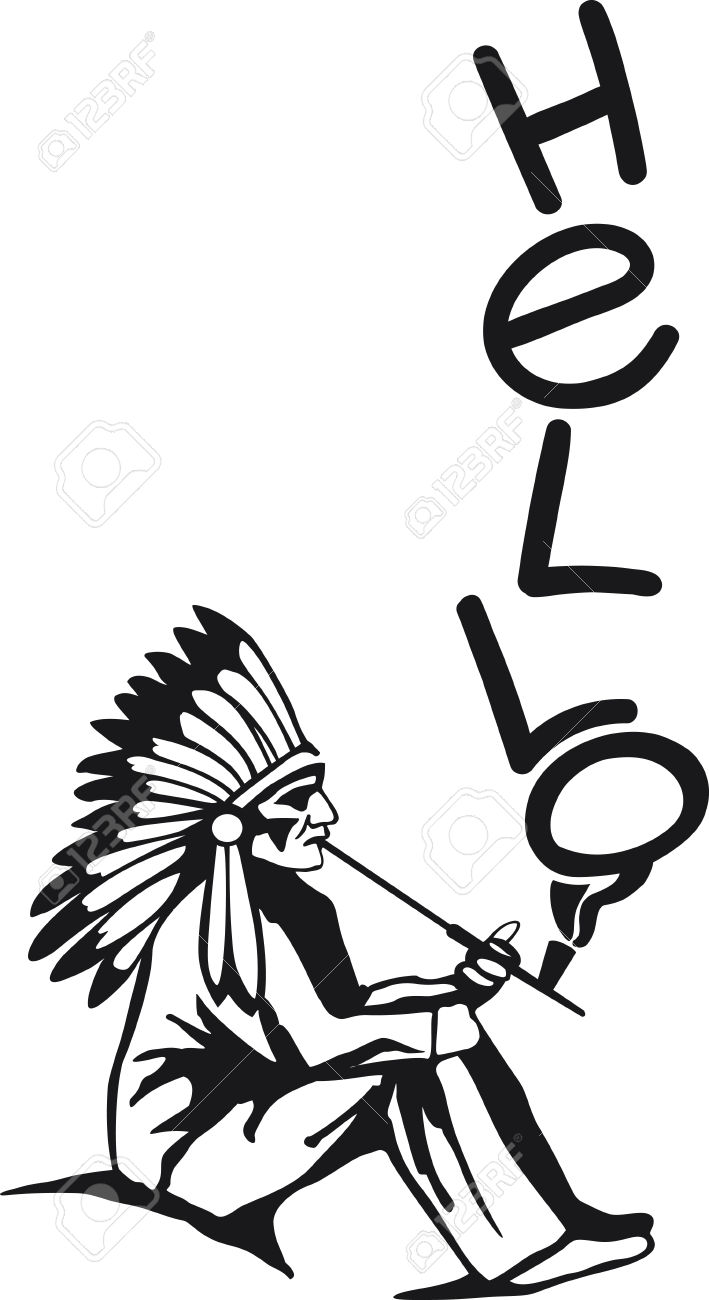 709x1300 Pipe Clipart Native American