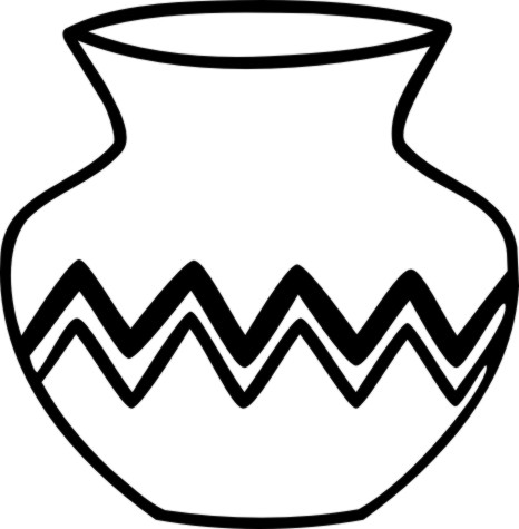 466x475 Ceramic Clipart Native American