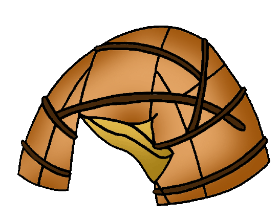 547x432 Native American Clipart Longhouse