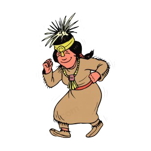 310x310 American Clipart Dancer Native