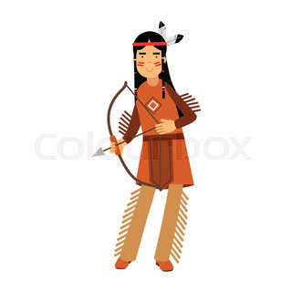 320x320 Native American Tribe Members In Traditional Indian Clothing