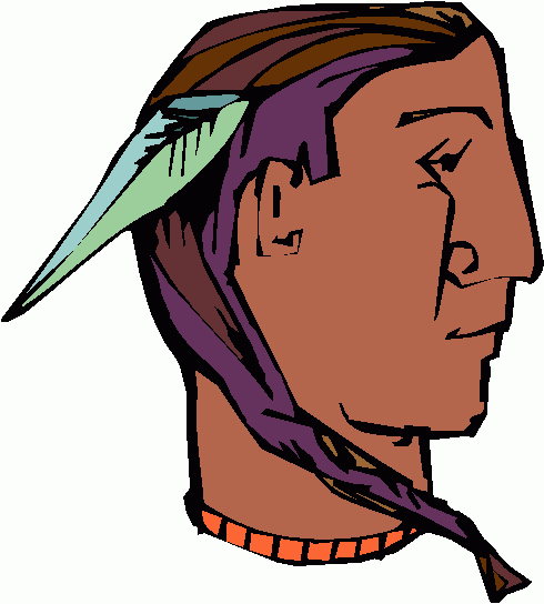 490x544 Native American Women Clipart