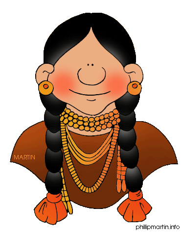 372x473 American Clipart Native