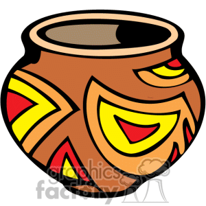 300x300 Native American Pottery Clipart