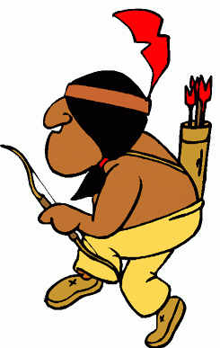 245x387 Native American Clipart Cartoon