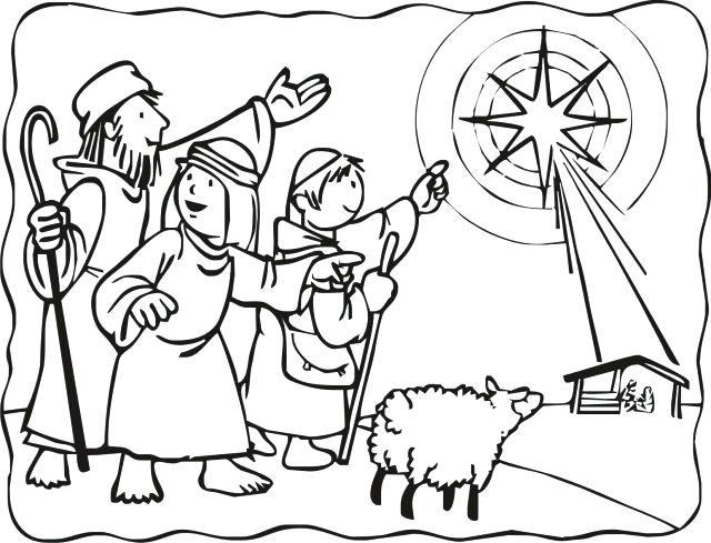 640x489 Para Nativity Coloring 8 Best Images On Pages